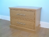 Oak bed side unit