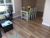 Laminate floor and skirtings